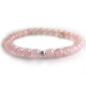 Preview: Rosenquarz Armband BASIC CRYSTAL ROSE